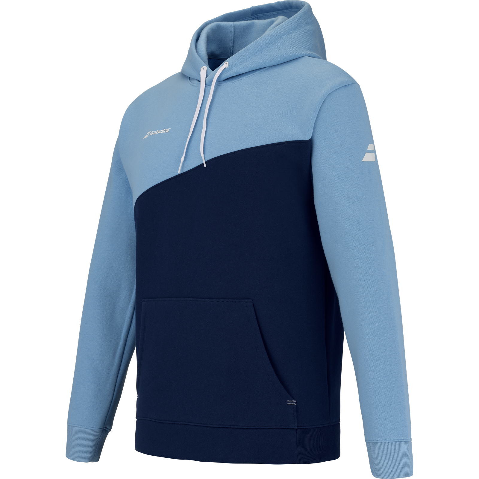 4US25041X-Drive_Hood_Sweat-4128-2-3_4_Left Babolat Drive Heritage Blue